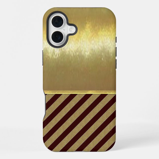 Coque iPhone Étui de conception iPhone or (Verso)