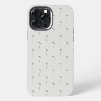 Etui iPhone 13 Pro Max Étui de téléphone à motif botanique minimal