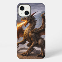 Étui de téléphone à motif d'écailles de dragon