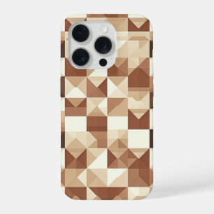 Étui de téléphone à pyramide géométrique 3D modern
