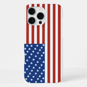 Coque iPhone 16 Pro Max Étui de téléphone avec drapeau américain patriotiq