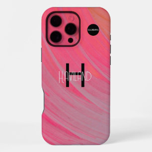 Coque iPhone 16 Pro Max Étui de téléphone cellulaire à design abstrait HAM
