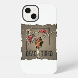 Etui iPhone 13 Étui de téléphone Classique Muay Thai Skeleton Fig