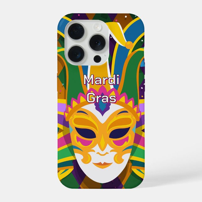 Coque iPhone Étui de téléphone de la fête de Mardi Gras (Créateur téléchargé)