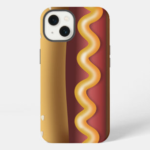 Etui iPhone 13 Étui de téléphone drôle avec hot dog