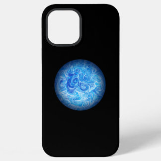 Coque iPhone 12 Pro Max Étui de téléphone en art fluide Calm Tide