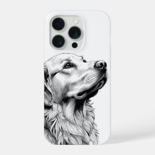 Étui de téléphone en ligne fine de Golden Retrieve