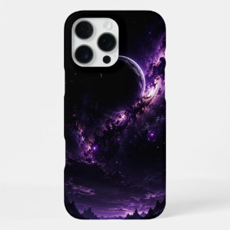 Coque iPhone 16 Pro Max Étui de téléphone Galaxy Violet