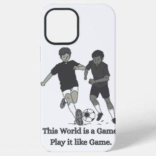 Coque iPhone 12 Pro Max Étui de téléphone graphique Football Spirit