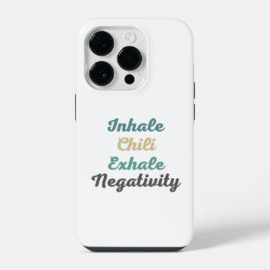 Coque Pour iPhone 14 Plus Étui de téléphone Inhale Chili Exhale Négativité