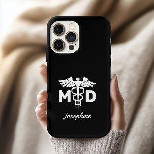 Étui de téléphone Medical MD personnalisé, Cadeau 