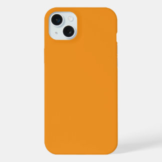 Étui de téléphone orange chaud et vibrant