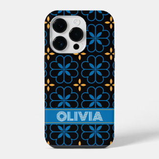 Coque Pour iPhone 14 Plus Étui de téléphone personnalisé avec monogramme méd