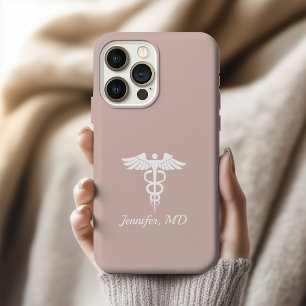 Étui de téléphone personnalisé Caducée Cadeau pour