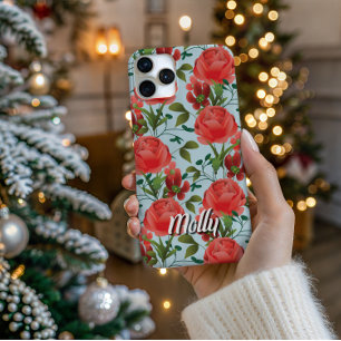 Coque iPhone 16 Pro Étui de téléphone Rose Traînante Miss Molly person