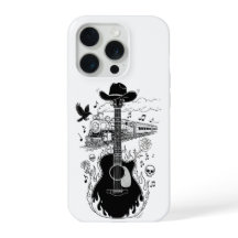 Étui de téléphone sur le thème de Johnny Cash