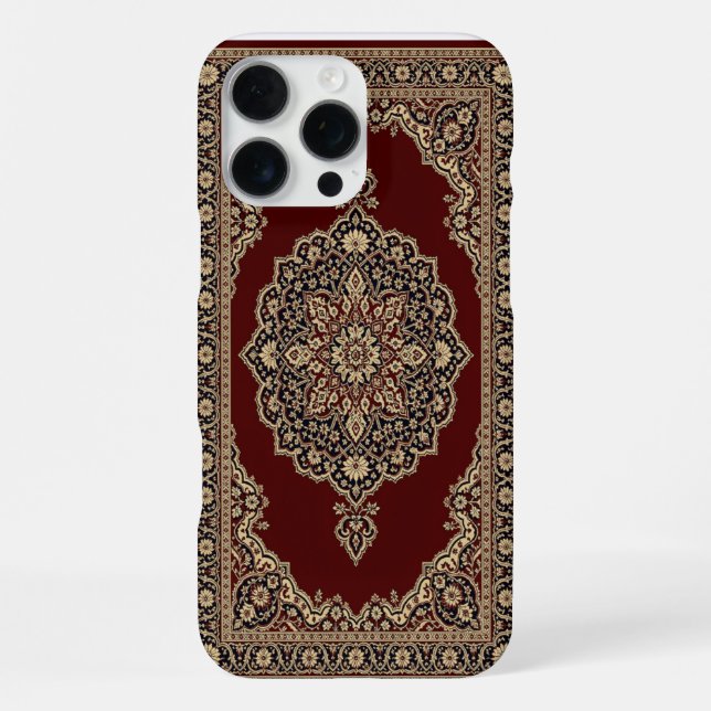 Coque iPhone Étui de téléphone tapis persan rouge classique – M (Verso)
