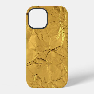 Coque iPhone 12 Étui en feuille d'or pour iPhone / iPad