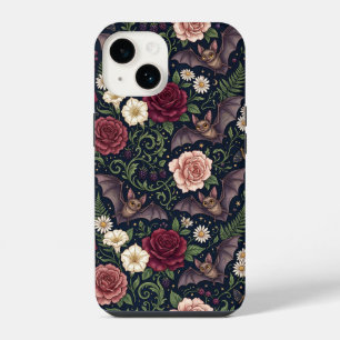 Coque Pour iPhone 14 Étui gothique Bats Roses pour iPhone 14