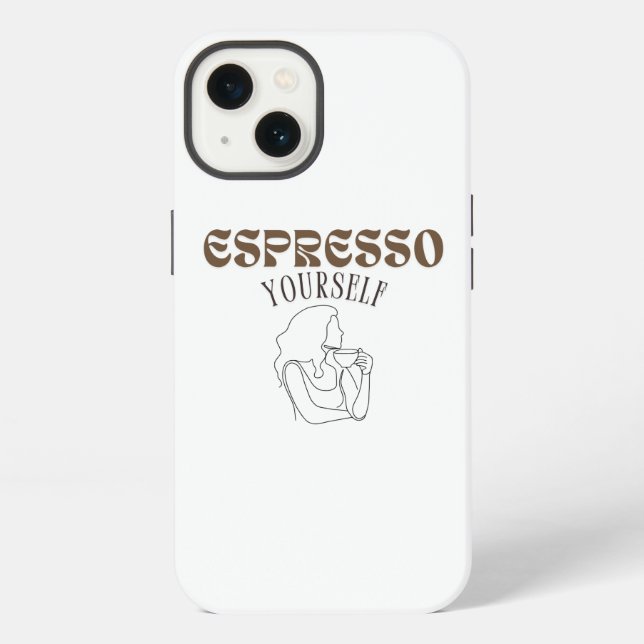 Coque iPhone Étui iPhone 13 blanc de base (Verso)
