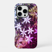 Étui iPhone à fleur d'étoile blanche