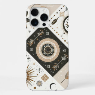 Coque iPhone 16 Pro Max Étui iPhone Boho Chic – Stylé et Protecteur