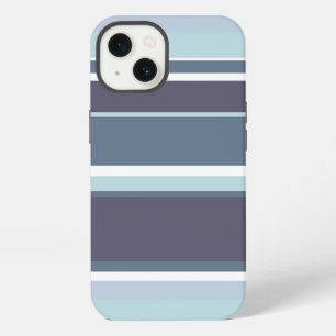Etui iPhone 13 Étui iPhone Case-Mate à rayures bleu-gris