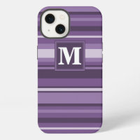 Étui iPhone Case-Mate à rayures lavande Monogram