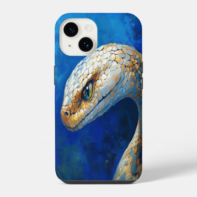 Coque iPhone Étui iPhone Coeur de serpent 🐍 (Verso)