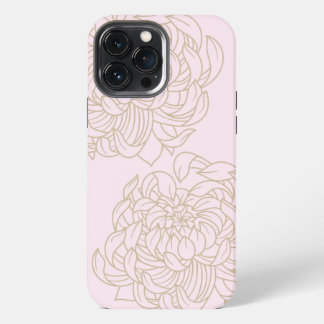 Etui iPhone 13 Pro Max Étui iPhone / iPad à fleurs roses