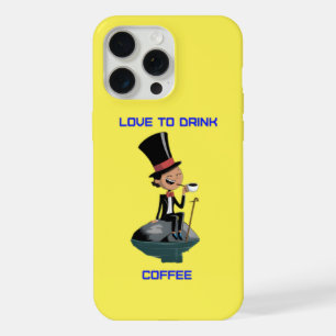 Étui iPhone "J'adore boire du café"