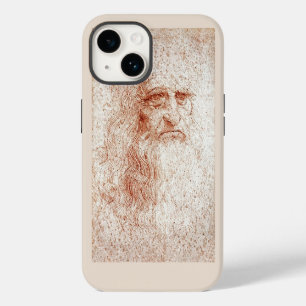 Coque Pour iPhone 14 Étui iPhone Leonardo da Vinci Génie Sketch