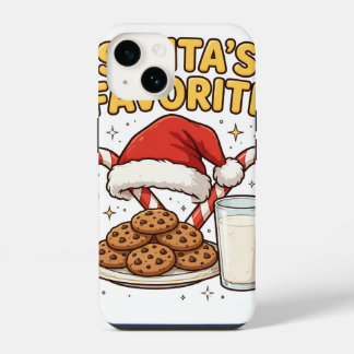 Coque Pour iPhone 14 Étui iPhone pour Noël préféré du Père Noël