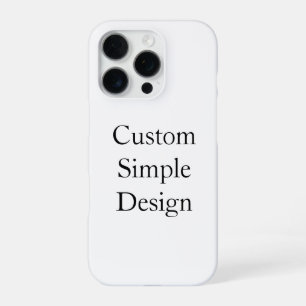 Coque iPhone 16 Pro Étui iPhone simple personnalisé pour la promotion