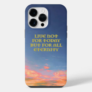 Coque Pour Pour iPhone 14 Pro Max Étui iPhone "Vivez pas pour aujourd'hui"