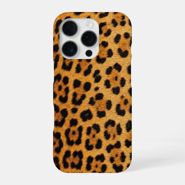 Coque iPhone Étui orange guépard pour iPhone 16 Pro Max (Verso)