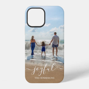 Coque iPhone 12 Étui Otterbox Nom de Famille Photo Joie