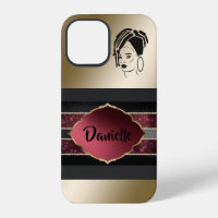 Étui personnalisé pour iPhone 12 Reine Africaine