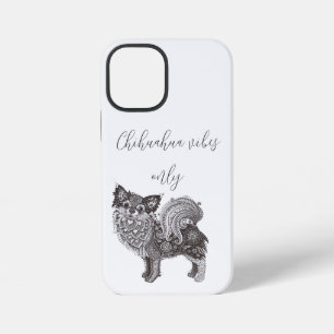 Coque iPhone 12 Mini Étui pour iPhone 12 Mini vibes Chihuahua