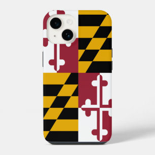Coque Pour iPhone 14 Étui pour iPhone 14 Maryland Flag Case Mate