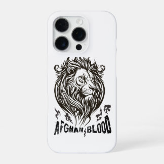 Coque iPhone 16 Pro Étui pour iPhone 16 Lion de sang afghan