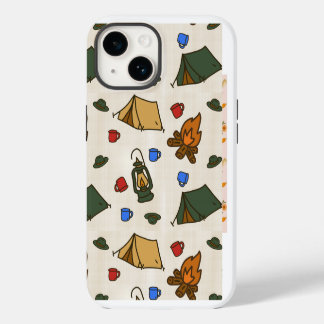 Coque Pour iPhone 14 Étui pour iPhone Camping Rétro