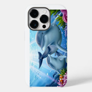 Coque Pour iPhone 14 Plus Étui pour iPhone Case-Mate Dauphins 