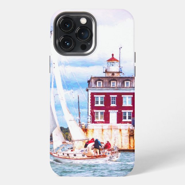 Coque iPhone Étui pour iPhone Case-Mate Passing Ledge Light (Verso)