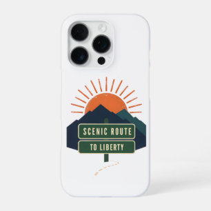 Coque iPhone 16 Pro Étui Scenic Route To Liberty pour iPhone 16 Pro