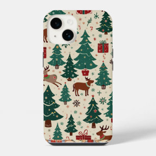 Coque Pour iPhone 14 étui téléphone de noël
