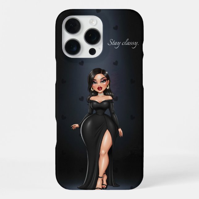 Coque iPhone Étui téléphonique classique pour glamour (Verso)