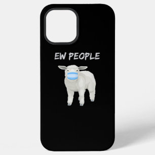 Coque iPhone 12 Pro Max Ew personnes mouton ou agneau en masque Cadeau d