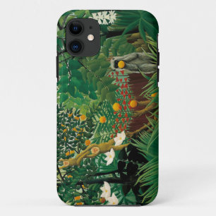 Coque iphone exotique de paysage de Henri Rousseau