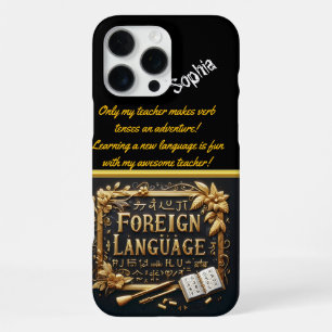 Coque iPhone 16 Pro Max Expression créative dans les langues étrangères